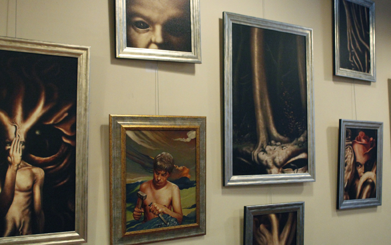 Une peinture de Patrick Chaudesaigues 