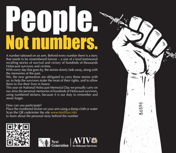 Tatouage Shoah : People, not Numbers