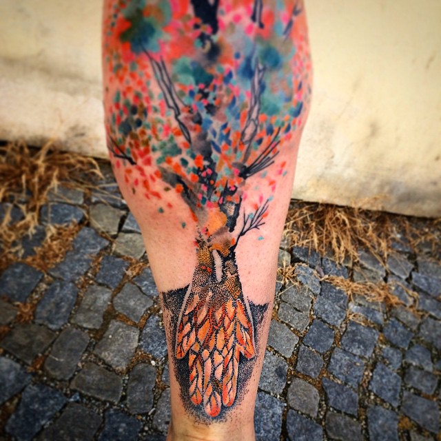 Ondrash, où la peinture à l’eau adaptée au tatouage tattoos_tatouage_peinture_eau