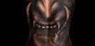 Un dos tatoué en Noir et gris dans le volume 2 de Black and Grey tattoo