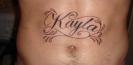 tatouage prenom kayla