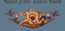 La couverture d'un livre rendant hommage au travail de Sailor Jerry