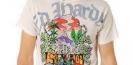 Un tee-shirt fabriqué par Ed Hardy